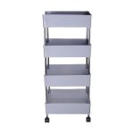 ترولی چهار طبقه چرخدار لارج - کد MH-314