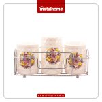 جا قاشق رومیزی سه قلو لوکس - کد MH-138